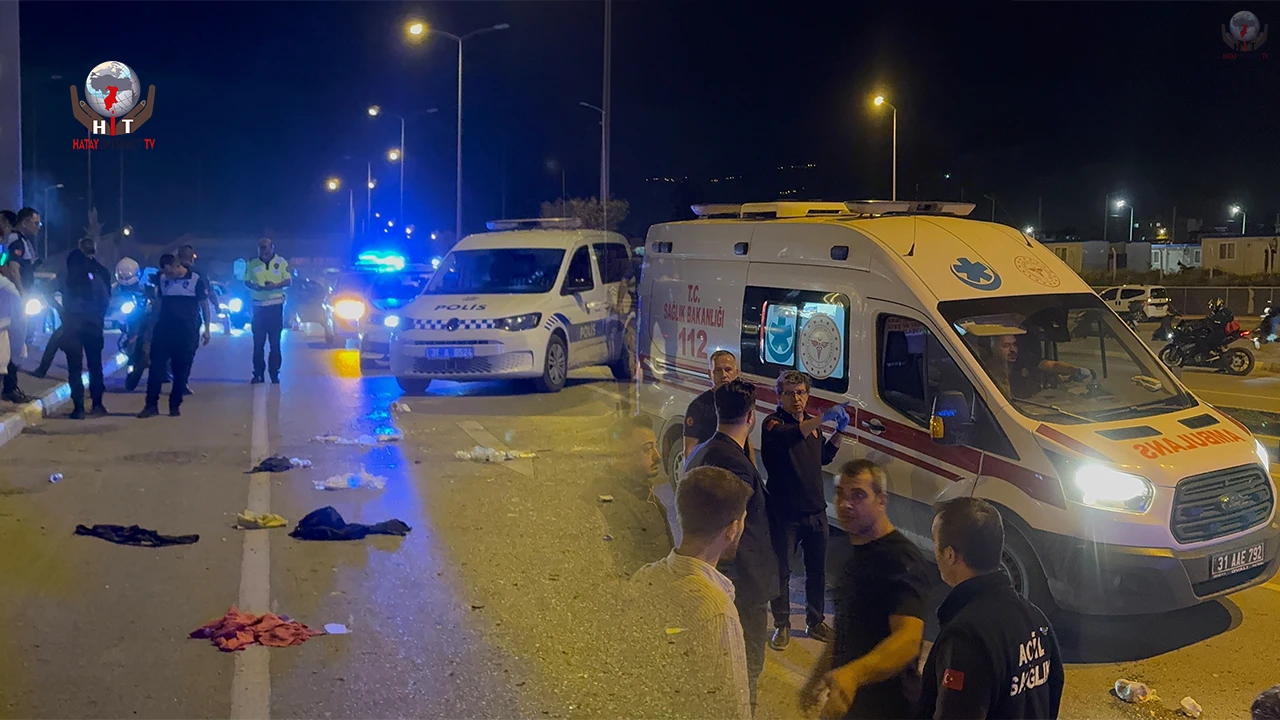 Alışveriş yapıp evine giderken motosikletin çarptığı kadın yaralandı