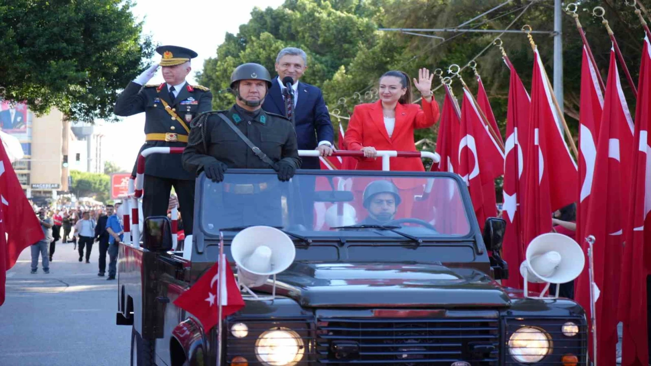 Antalyada Cumhuriyetin 102nci yılı kutlamaları