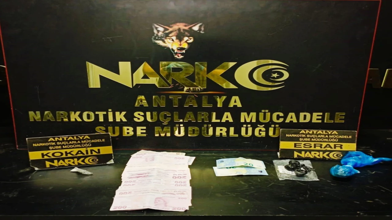 Antalyada son 1 haftada uyuşturucu suçundan 19 kişi tutuklandı