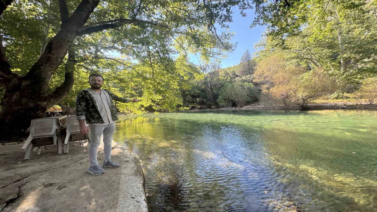 Antalyada yazın tamamen kuruyan Üzümdere Irmağı yağışlarla yeniden suya kavuştu
