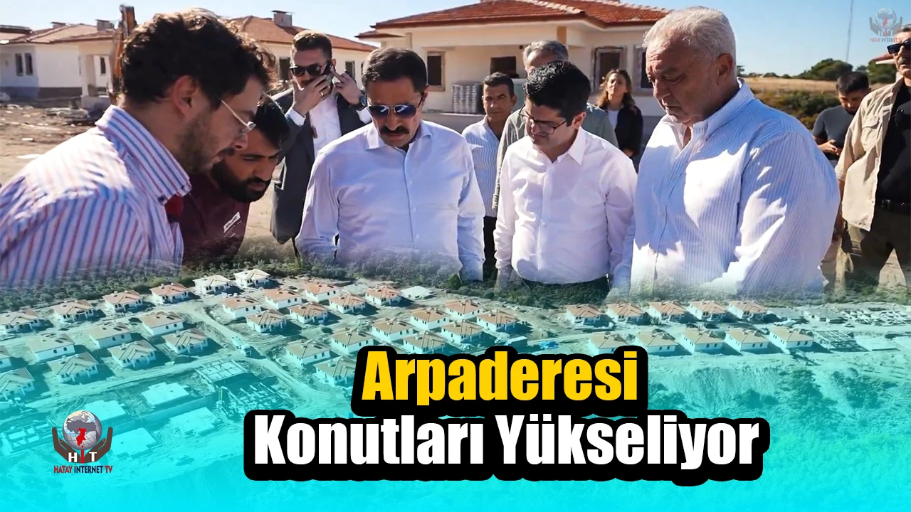 Arpaderesi Mahallesinde 2.etap kırsal afet konutları yükseliyor
