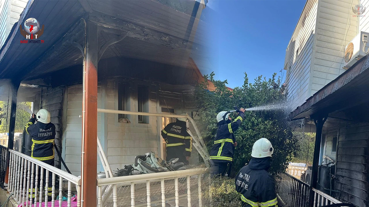 Arsuz’da korkutan yangın