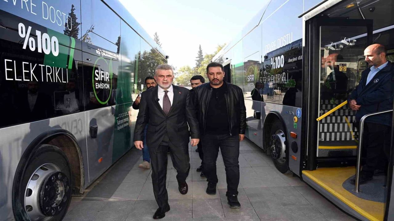 Başkan Görgel:Yeşil ulaşım hamlemizle Kahramanmaraşımızı geleceğe taşıyoruz