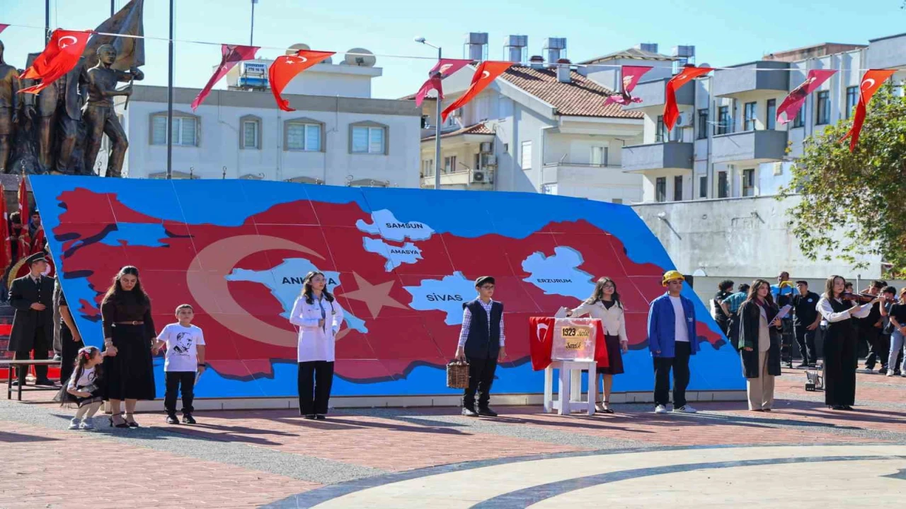 Cumhuriyetin 102. yıl dönümü Manavgatta kutlandı