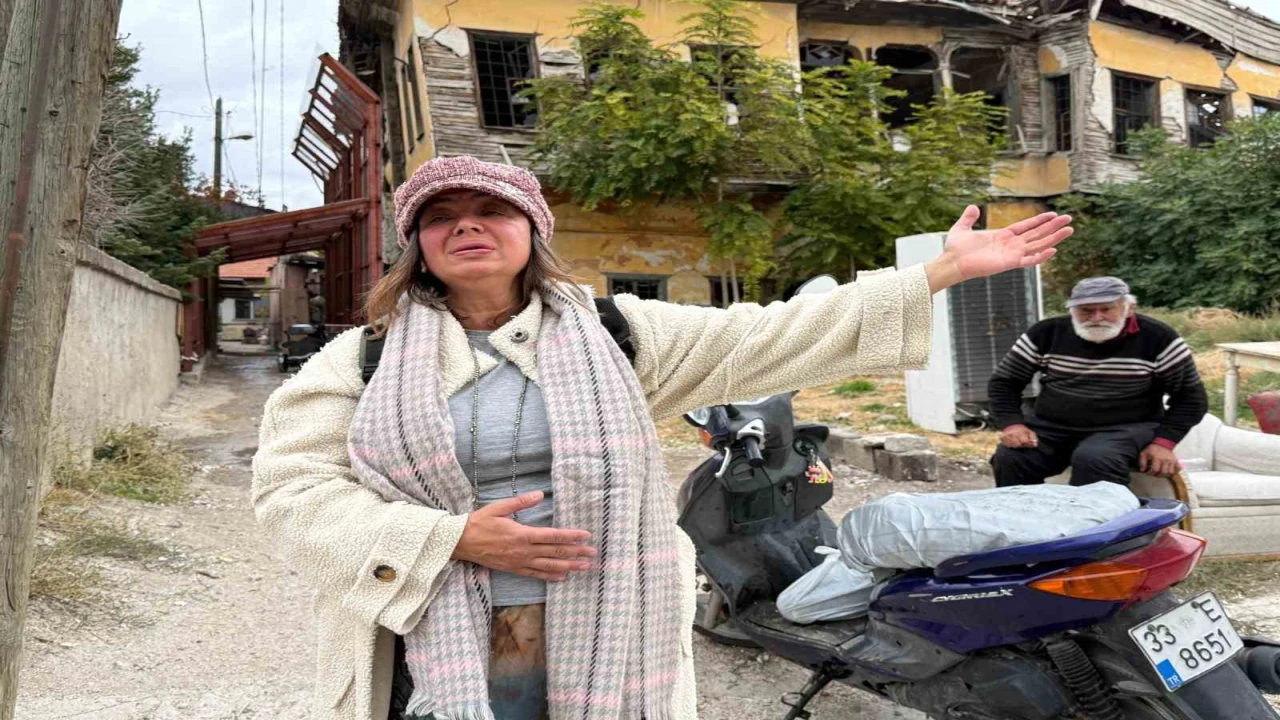 Ev sahibiyle kiracının çöplüğe dönmüş bahçe kavgası