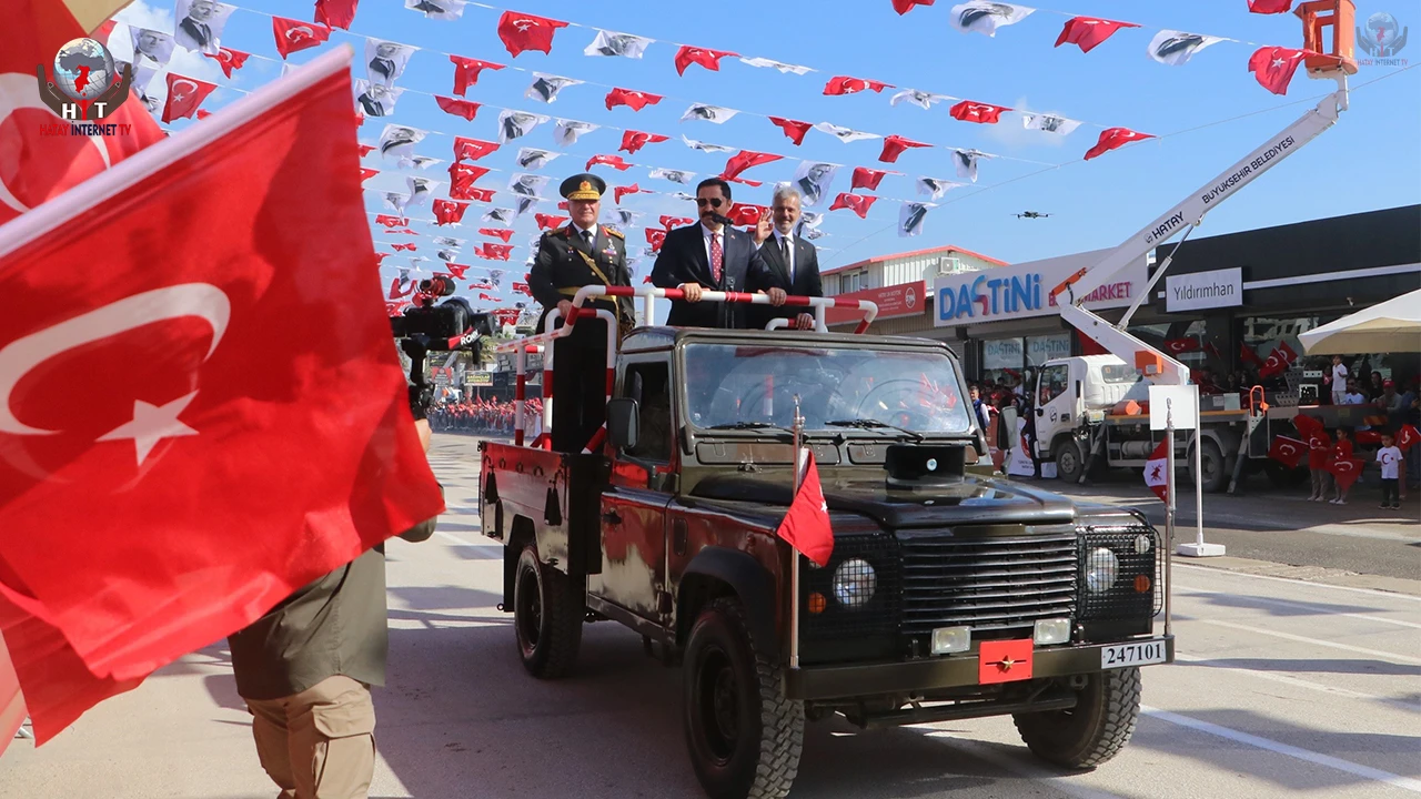 Hatay’da 29 Ekim Cumhuriyet Bayramı coşkusu