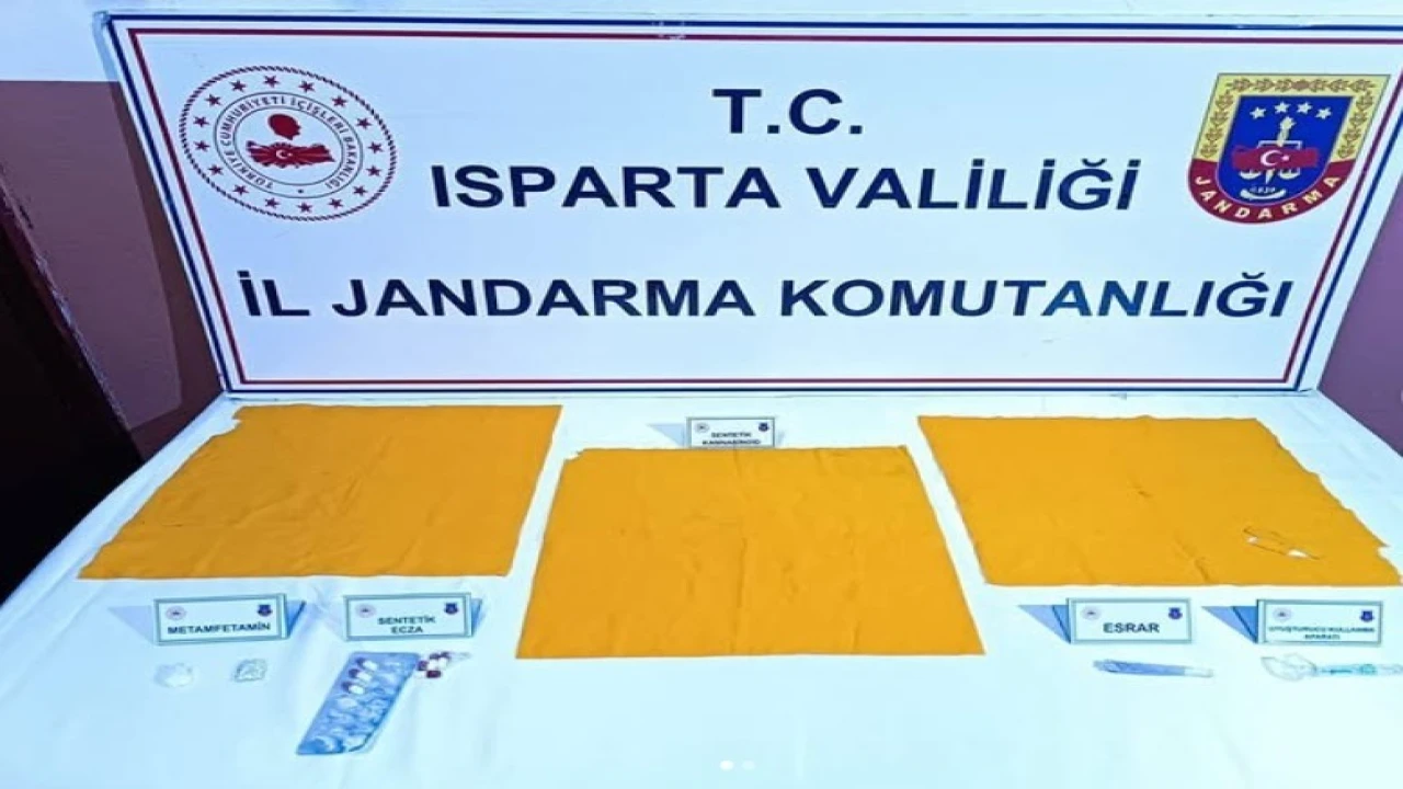 Ispartada jandarmadan uyuşturucu operasyonu: 4 şüpheli tutuklandı