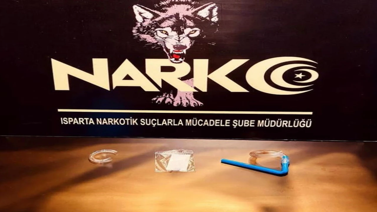 Ispartada Narkoalan uygulamasında uyuşturucu madde ele geçirildi