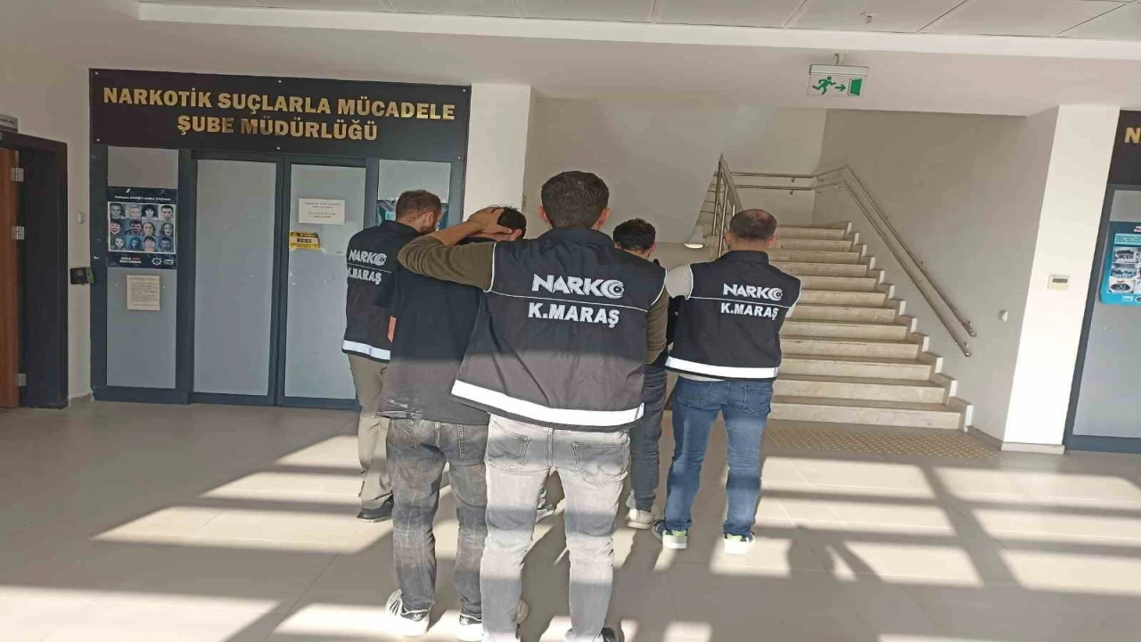 Kahramanmaraşta uyuşturucu operasyonu: 3 tutuklama