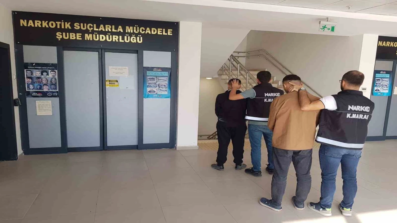 Kahramanmaraşta uyuşturucu operasyonu: 3 tutuklama