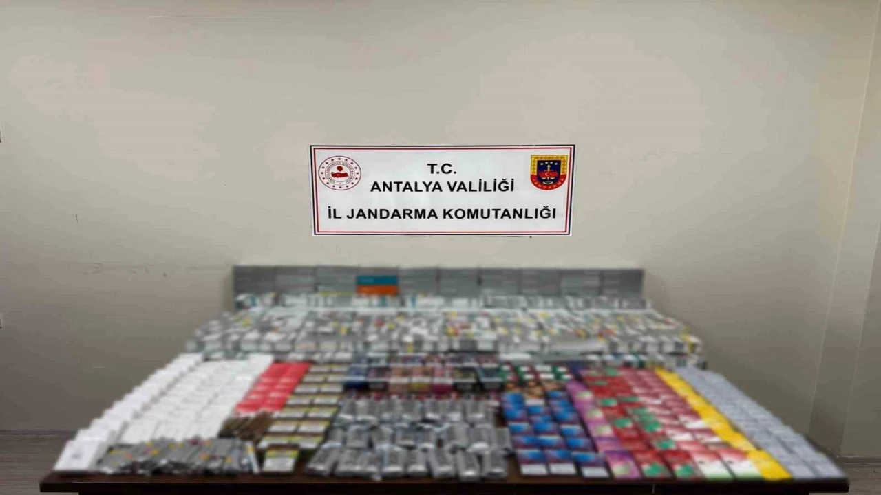 Kemerde kaçak sigara operasyonu