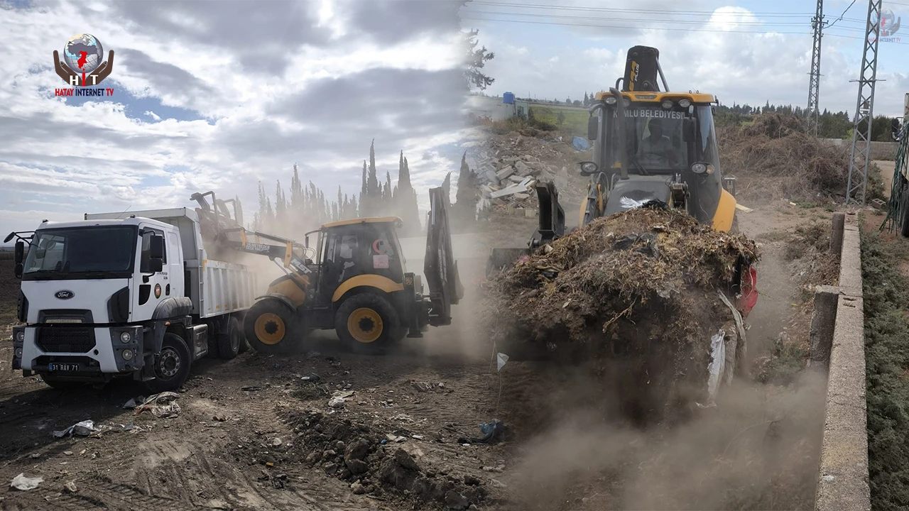 KUMLU’DA TEMİZLİK SEFERBERLİĞİ DEVAM EDİYOR