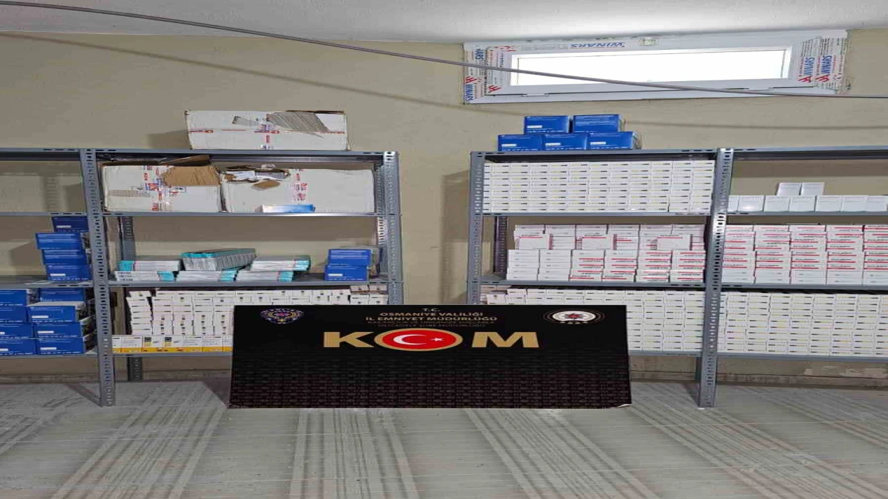 Osmaniyede 2,5 milyon TL değerinde kaçak ilaç operasyonu