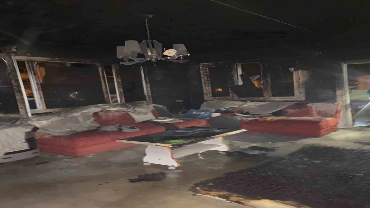 Osmaniyede evde çıkan yangında 1 kişi dumandan etkilendi
