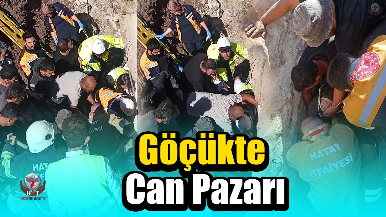 Şantiye alanında yaşanan göçükte can pazarı