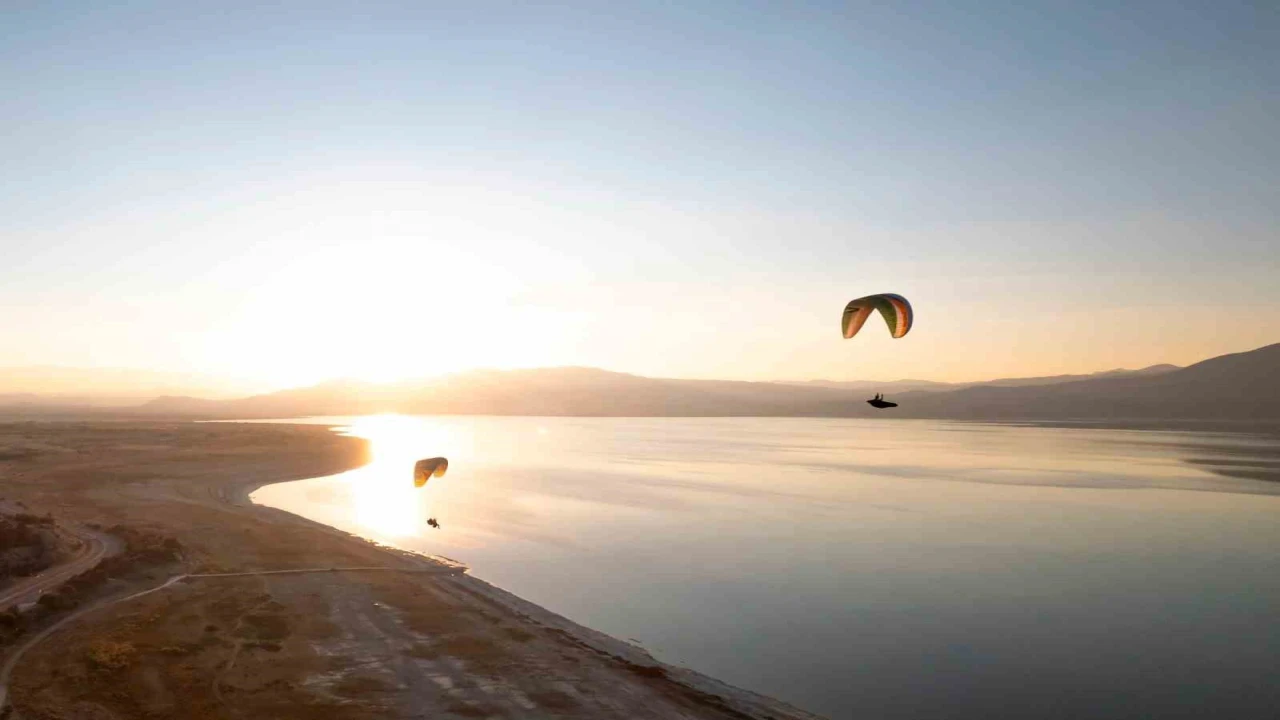 Suları çekilen Burdur Gölünde rehabilitasyon projesi başlatıldı