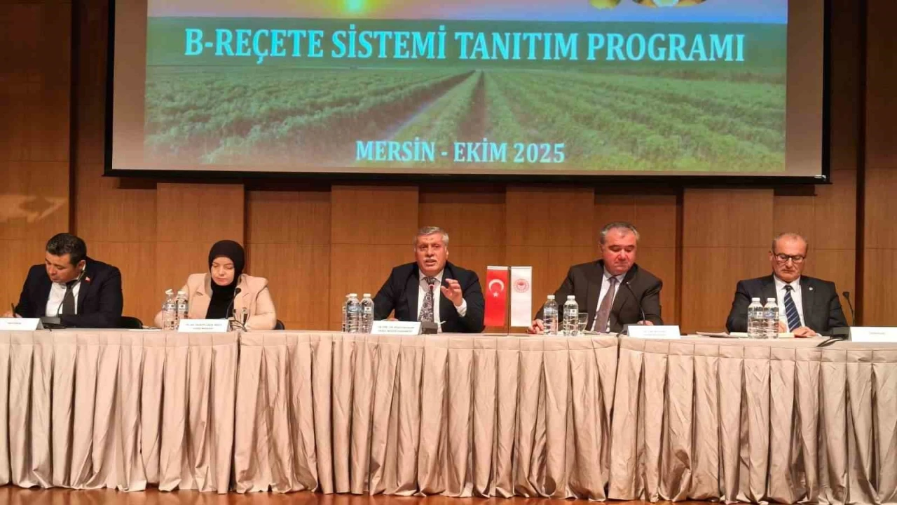 Tarımda dijital dönüşüm: B-Reçete sistemi Mersinde tanıtıldı