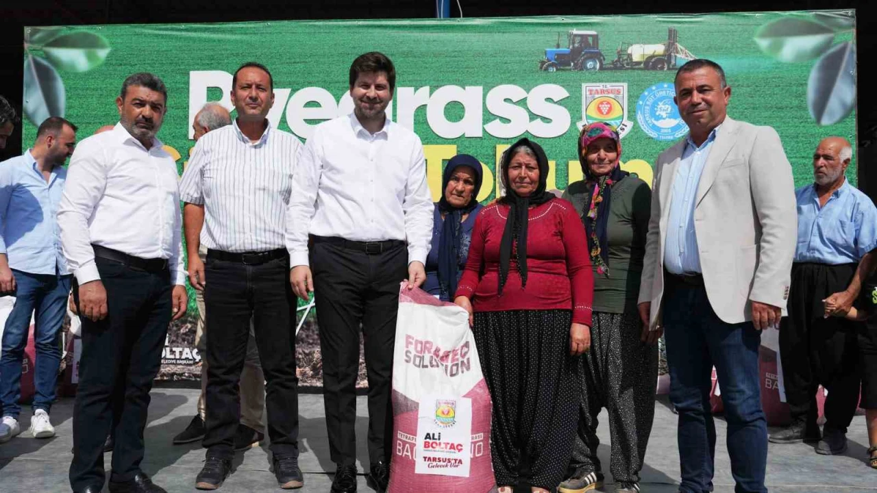 Tarsusta üreticiye yüzde 50 hibe destekli tohum desteği