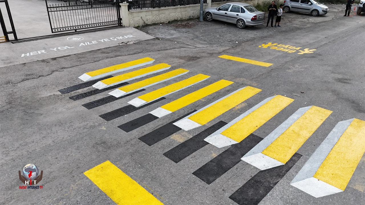 3 BOYUTLU YAYA GEÇİDİ FARKINDALIK YARATTI