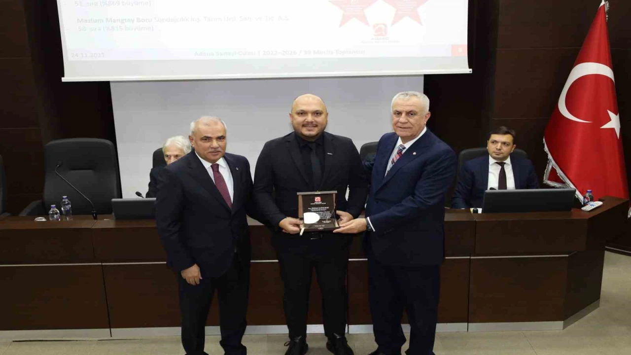 Adana Sanayi Odasından sanayi kuruşlarına ödül