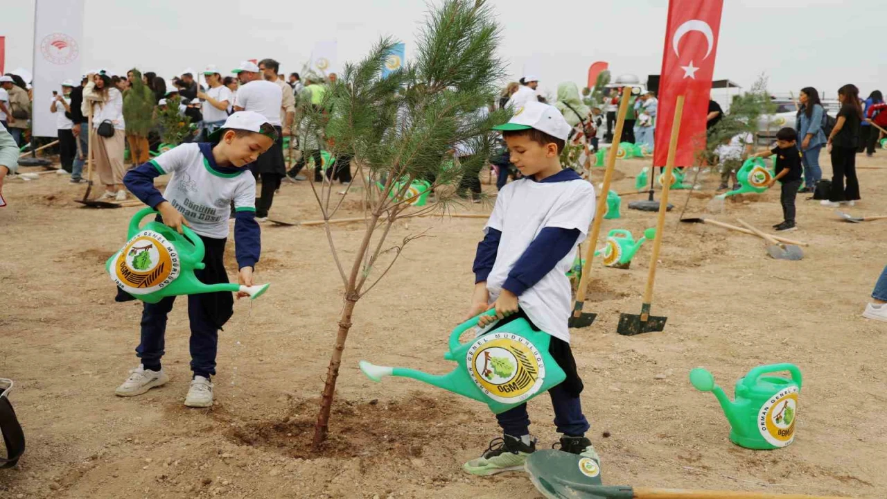 Adanada 840 bin fidan toprakla buluştu