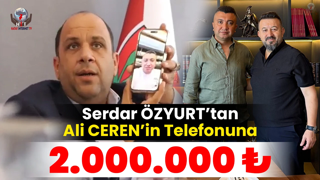 ALİ CEREN’DEN 2 MİLYONLUK TELEFON