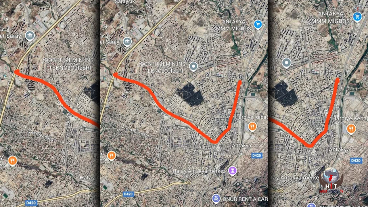 ANTAKYA'DA O YOLLAR TRAFİĞE AÇILIYOR