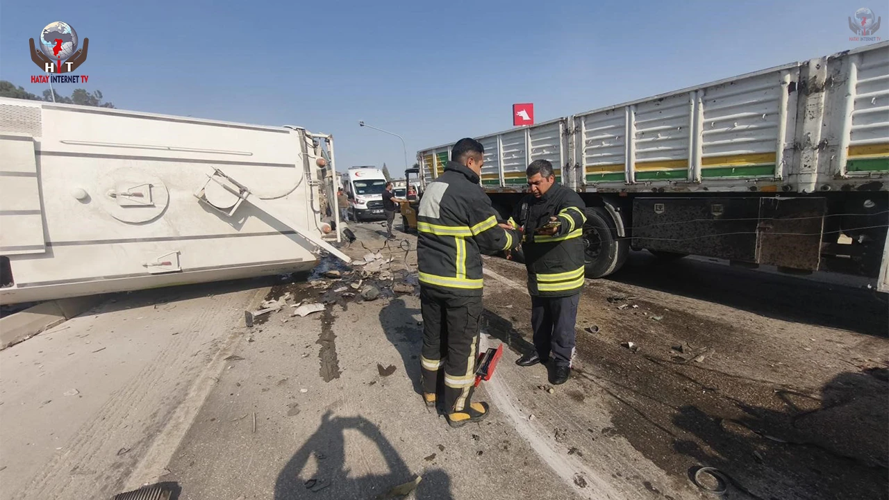 Antakya’da trafik kazası: 2 yaralı