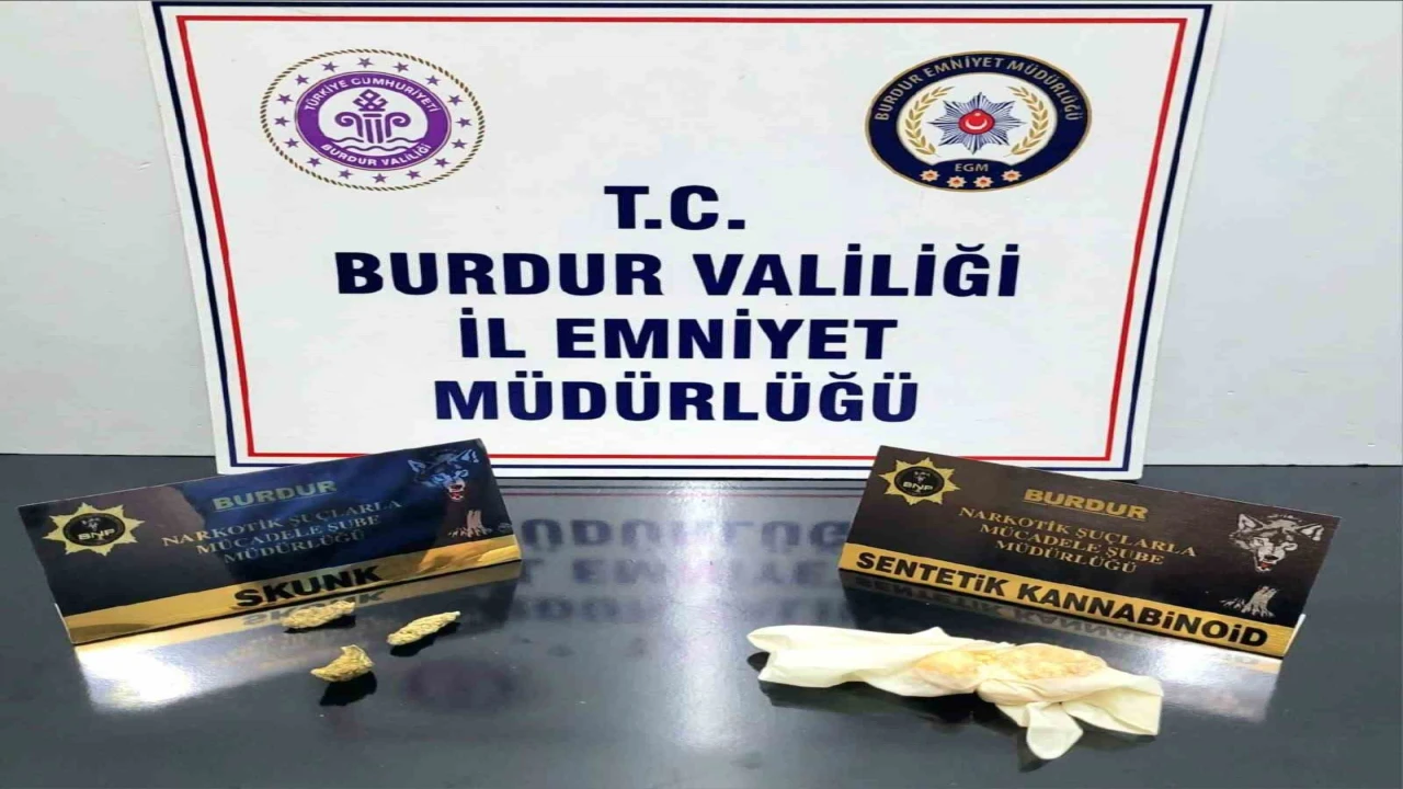 Burdurda uyuşturucu operasyonu