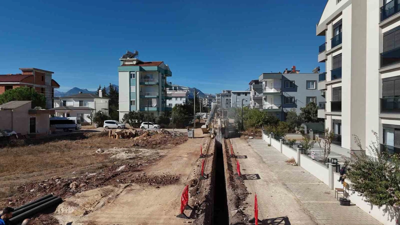 Büyükşehirden Döşemealtına 124 kilometre yeni kanalizasyon hattı