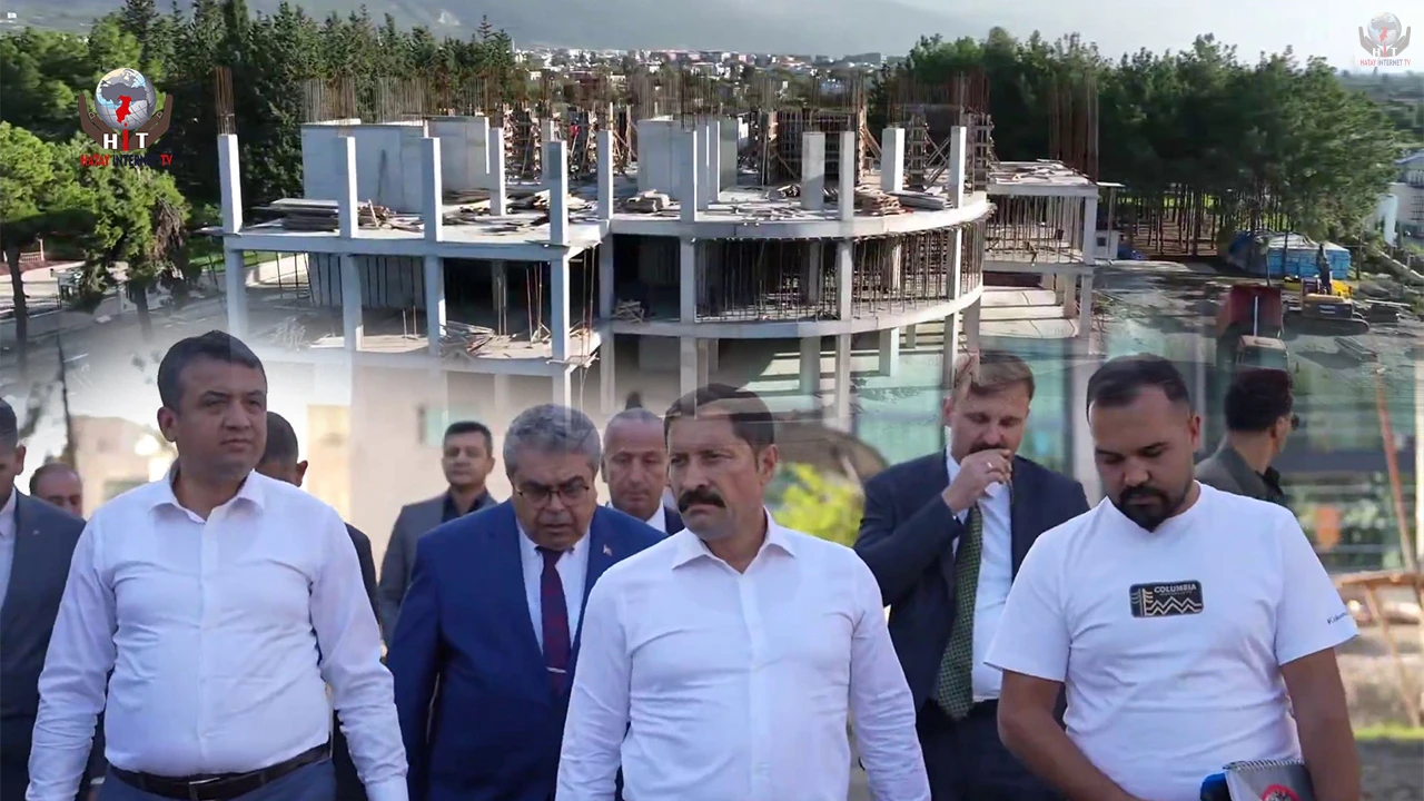 Dörtyol’da ağız ve diş sağlığı merkezi inşaatında çalışmalar sürüyor