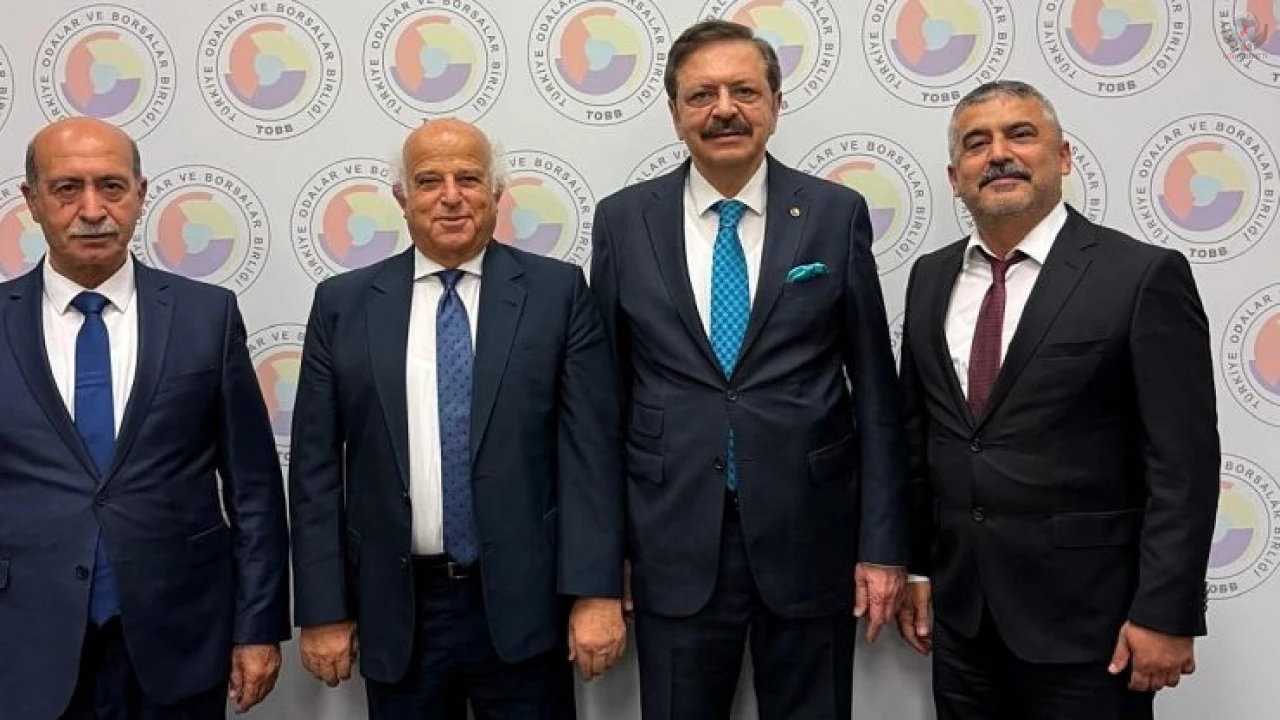 HATAYLI İŞ İNSANLARINDAN HİSARCIKLIOĞLU'NA ZİYARET