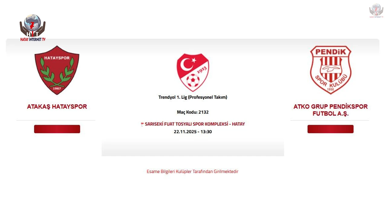 Hataysporlu Taraftarlara Müjde: Maç Sarıseki oynanacak