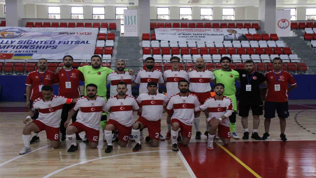 IBSA Kısmi Görme Engelliler Futsal Dünya Şampiyonası Antalyada başladı