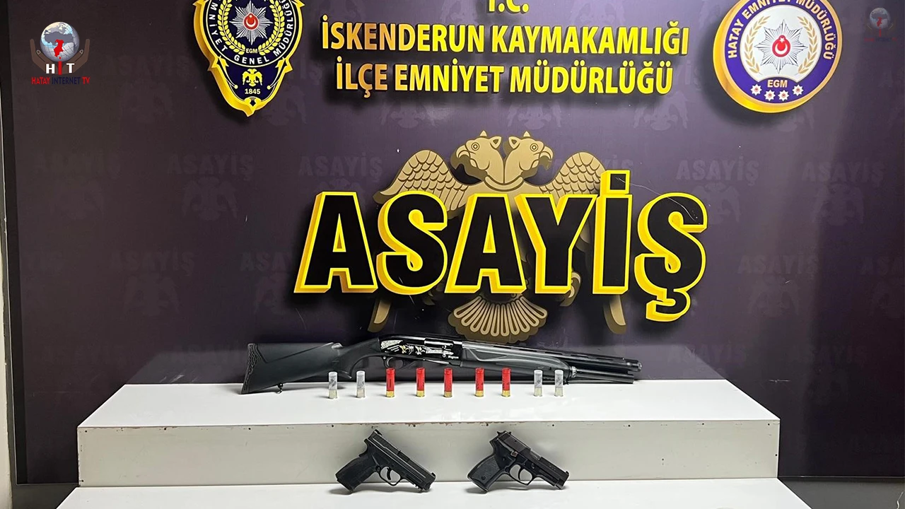 İskenderun’da asayiş operasyonu: 3 gözaltı