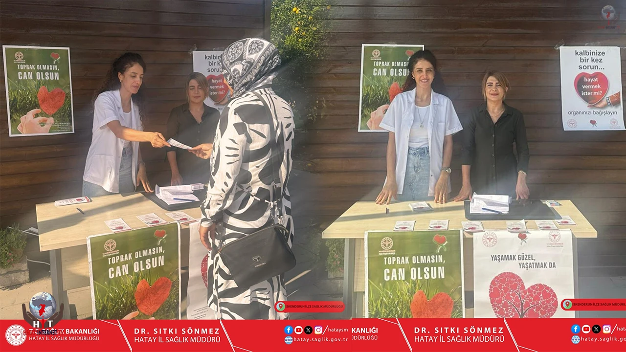 İSKENDERUN’DA ORGAN BAĞIŞI HAFTASI ETKİNLİĞİ