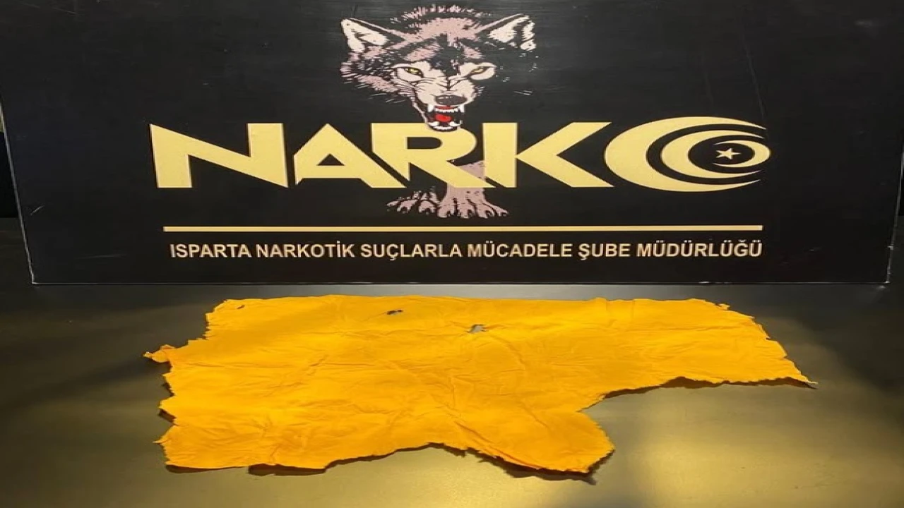 Ispartada 3 bin 351 adet kâğıda emdirilmiş uyuşturucu ele geçirildi