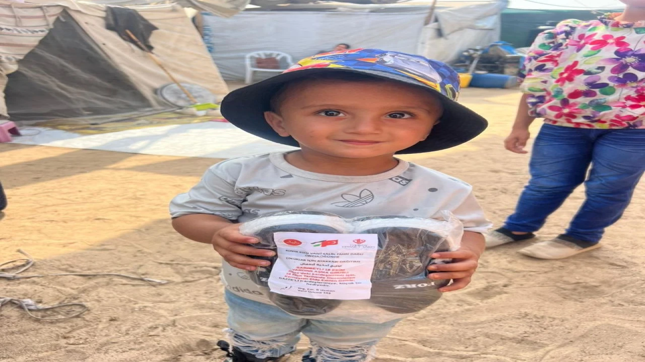 Kadınların desteği Gazzeli çocuklara ulaştı