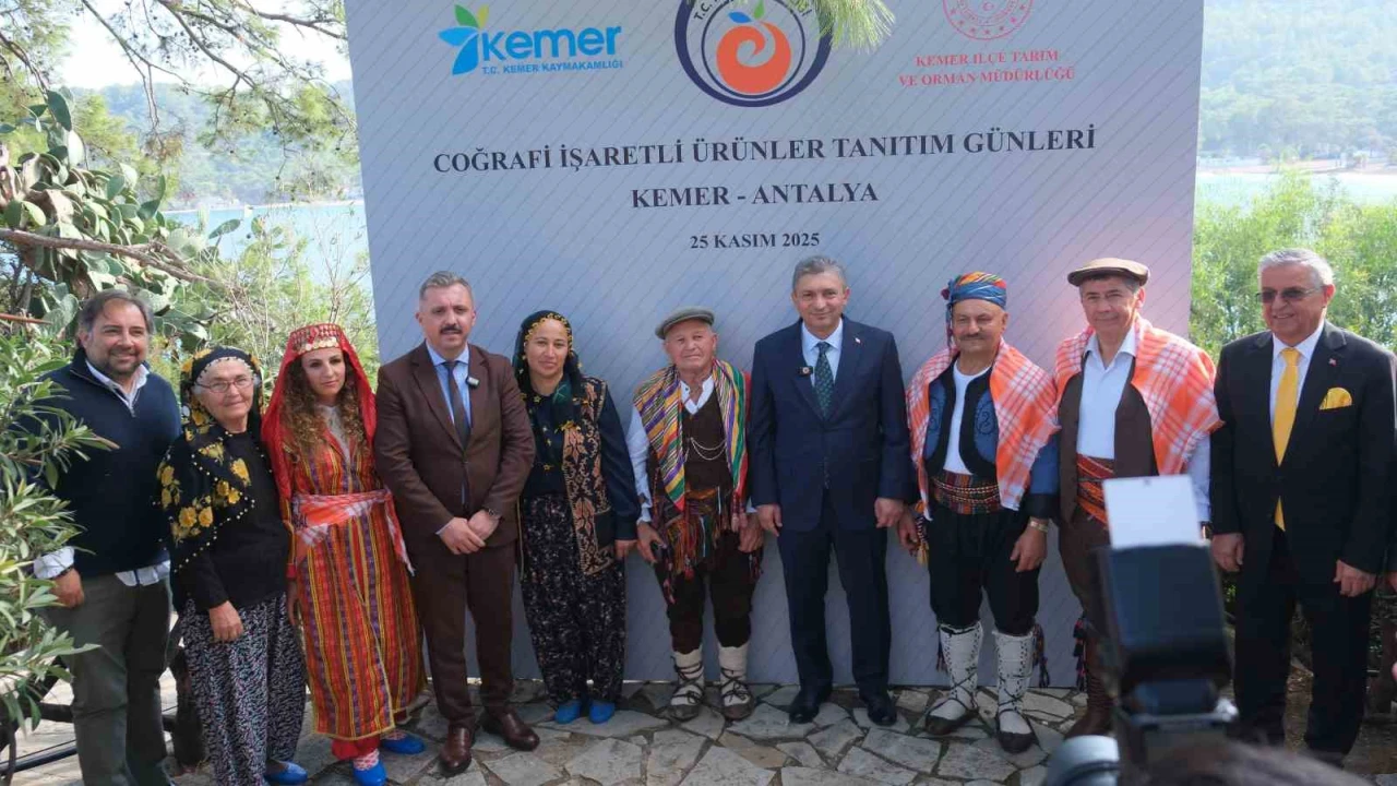 Kemerde coğrafi işaret başvurusu yapılan ürünler tanıtıldı