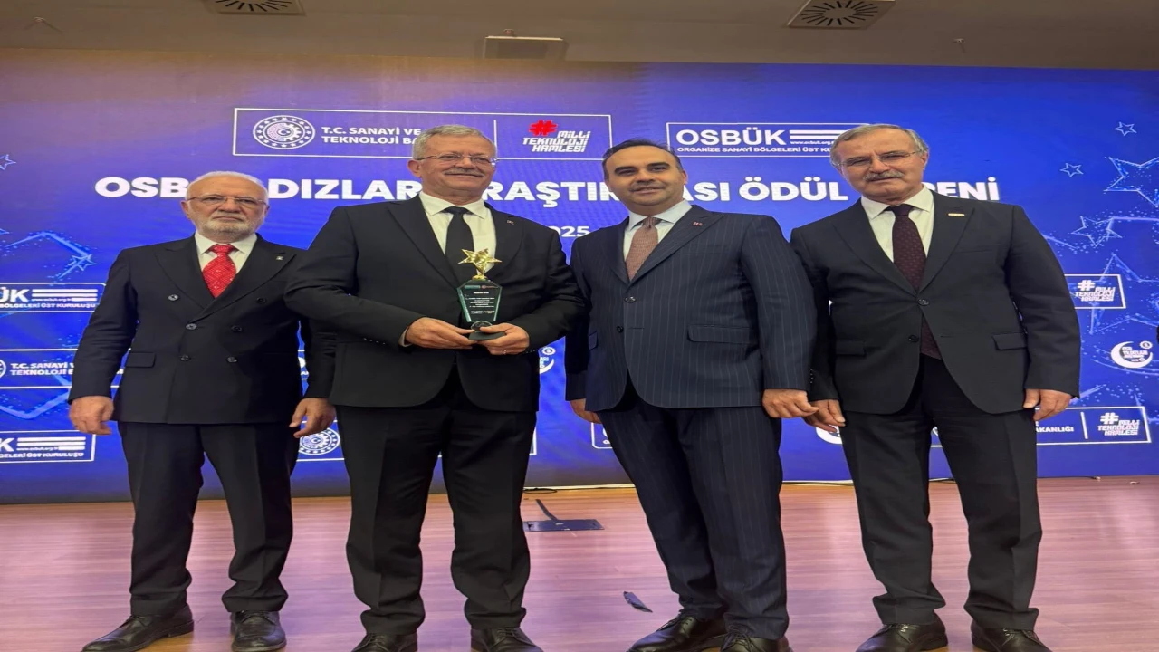 Mersin OSBye En çok katkı veren OSB ödülü