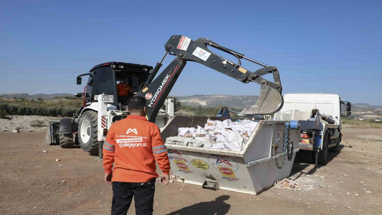 Mersinde hafriyat denetimi uydu sistemiyle sıkı şekilde yürütülüyor