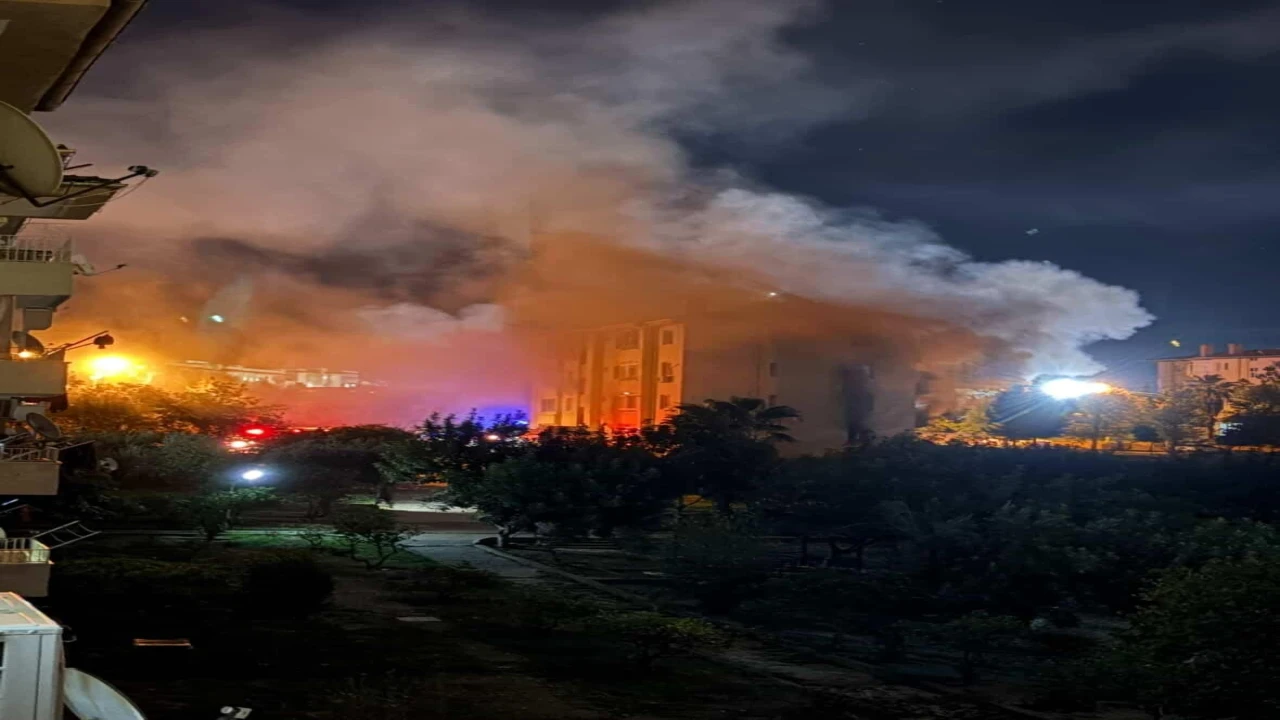 Osmaniyede ev yangını