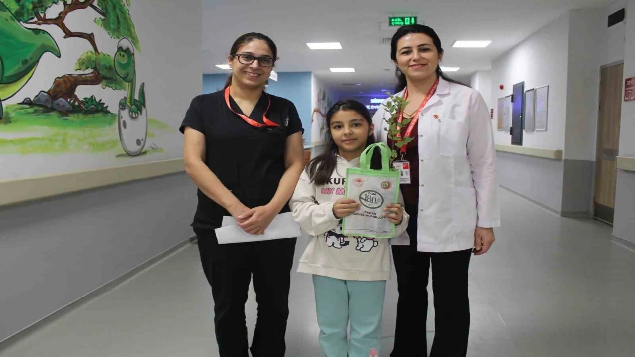 Osmaniyede tedavi gören çocuklara Her Çocuk Bir Fidandır etkinliği