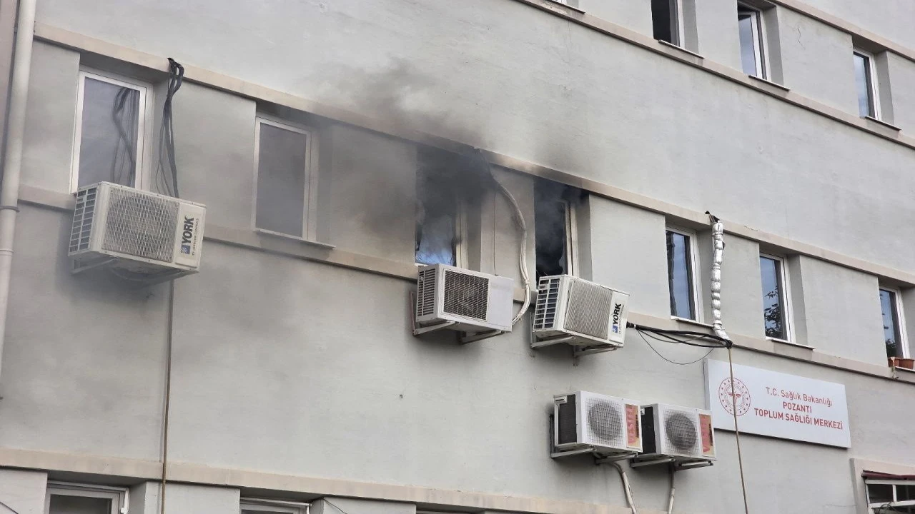 Pozantı Aile Sağlığı Merkezinde yangın