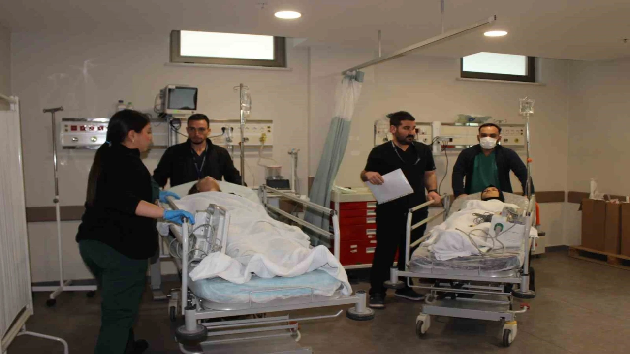 Sular Akademi Hastanesinde afet tatbikatı