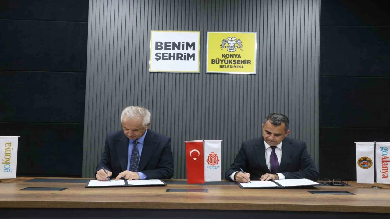 Sultan Alaeddin Keykubadın iki başkentini birleştiren kadim kervan yolu için imzalar atıldı