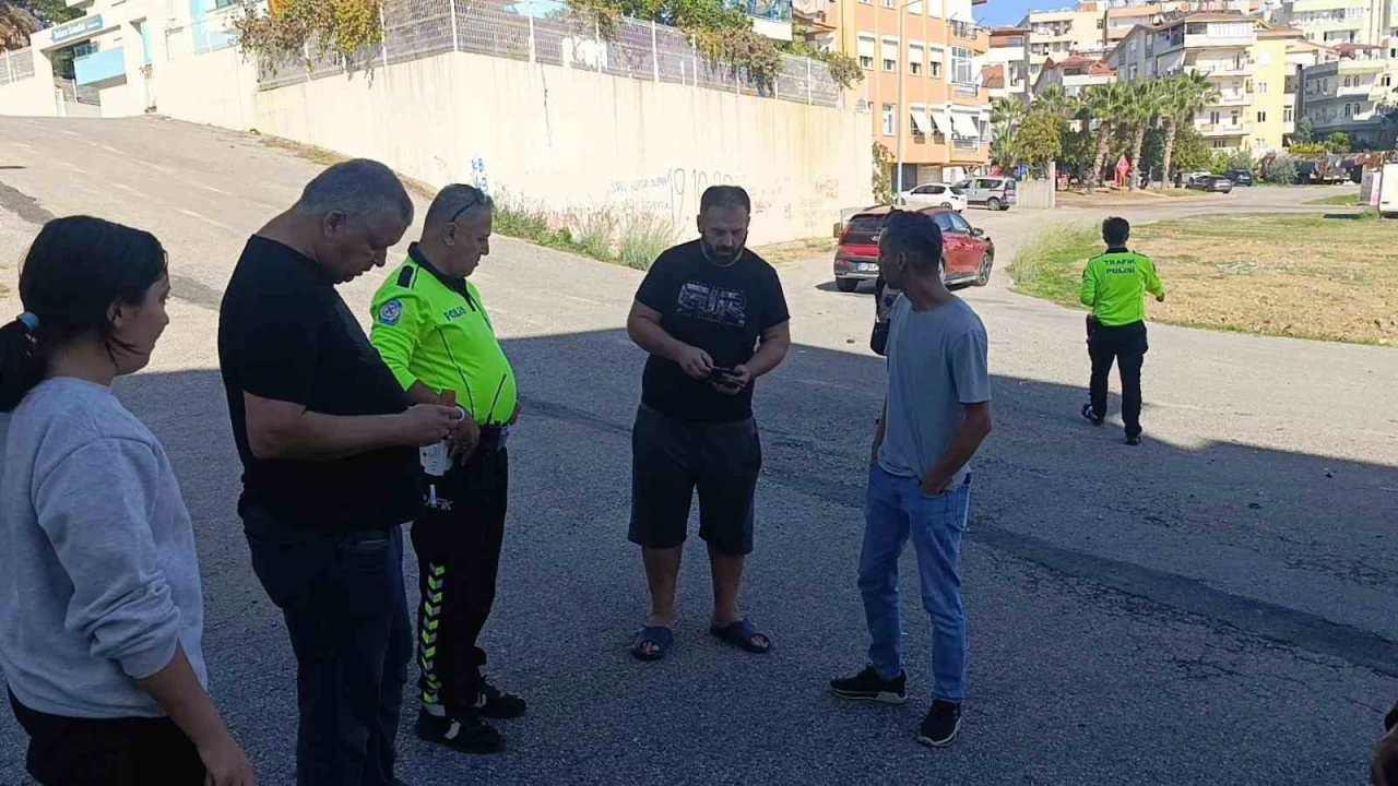 Trafik kazasında 9 aylık bebek hastaneye kaldırıldı