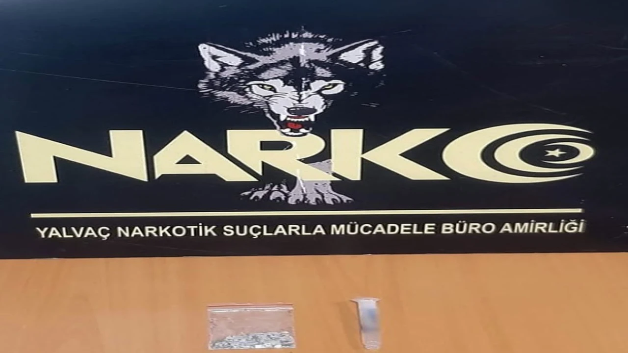 Yalvaçta uyuşturucu operasyonu: 2 kişi yakalandı