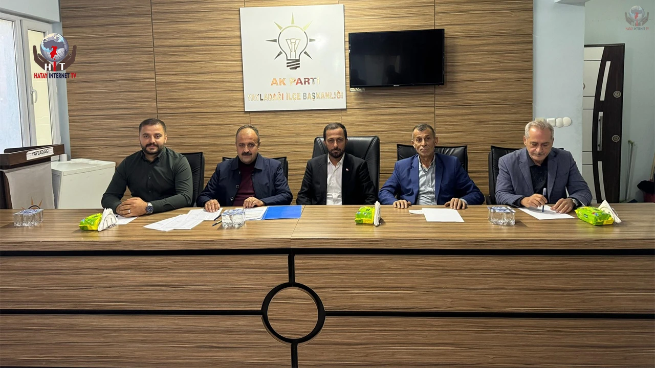 YAYLADAĞI’NDA İLÇE DANIŞMA TOPLANTISI YAPILDI