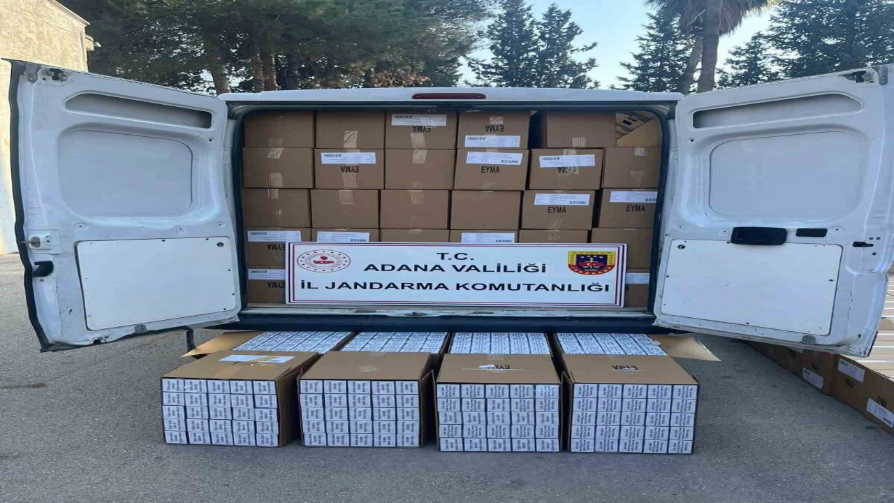 Adanada 2 milyon 270 bin adet kaçak makaron ele geçirildi